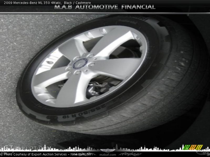 Black / Cashmere 2009 Mercedes-Benz ML 350 4Matic
