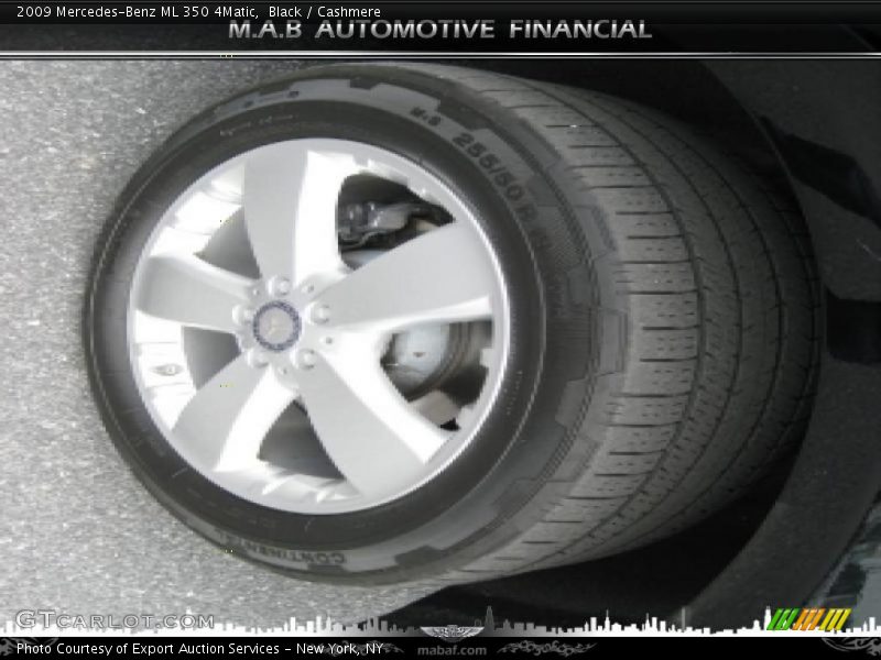 Black / Cashmere 2009 Mercedes-Benz ML 350 4Matic