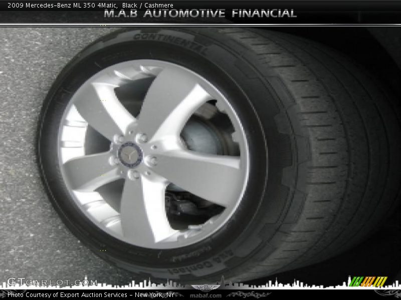Black / Cashmere 2009 Mercedes-Benz ML 350 4Matic