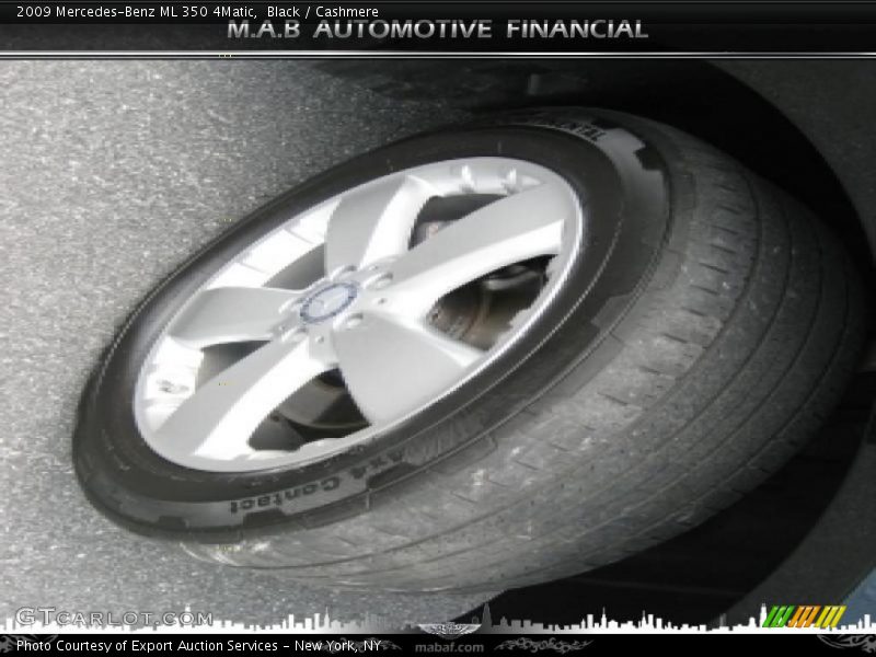 Black / Cashmere 2009 Mercedes-Benz ML 350 4Matic