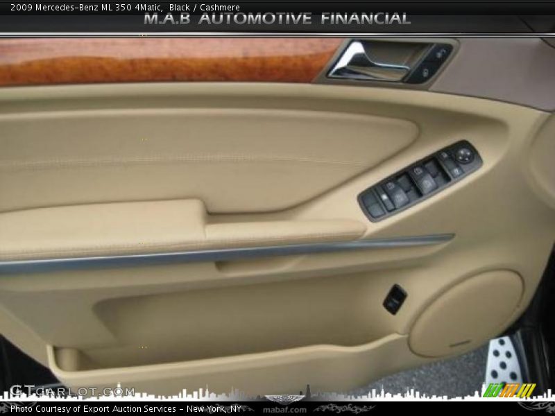 Black / Cashmere 2009 Mercedes-Benz ML 350 4Matic
