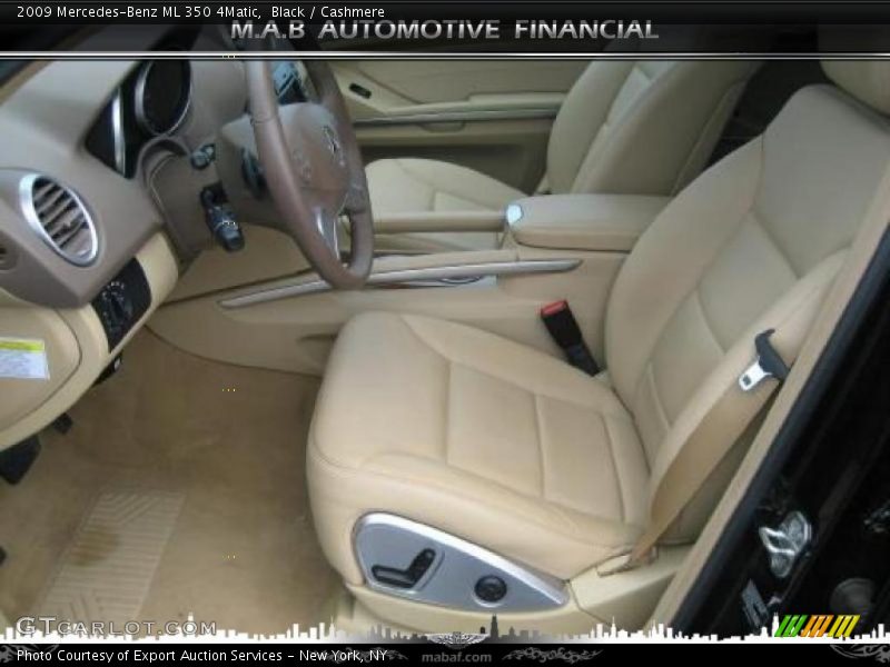 Black / Cashmere 2009 Mercedes-Benz ML 350 4Matic