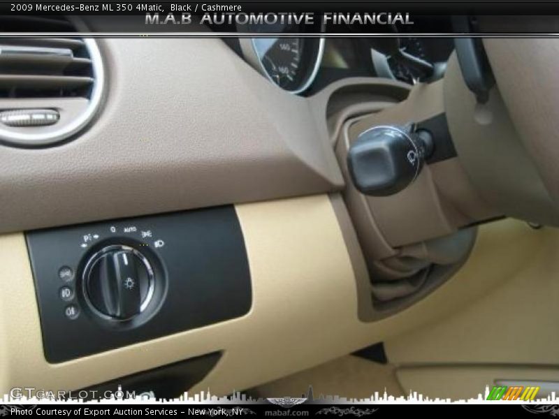 Black / Cashmere 2009 Mercedes-Benz ML 350 4Matic