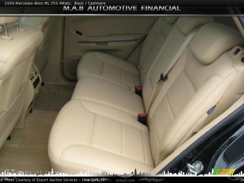 Black / Cashmere 2009 Mercedes-Benz ML 350 4Matic