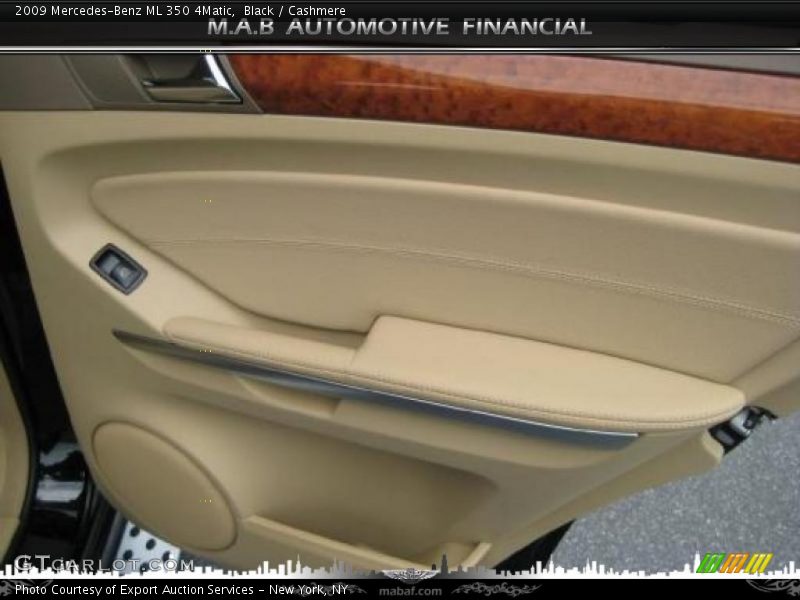 Black / Cashmere 2009 Mercedes-Benz ML 350 4Matic