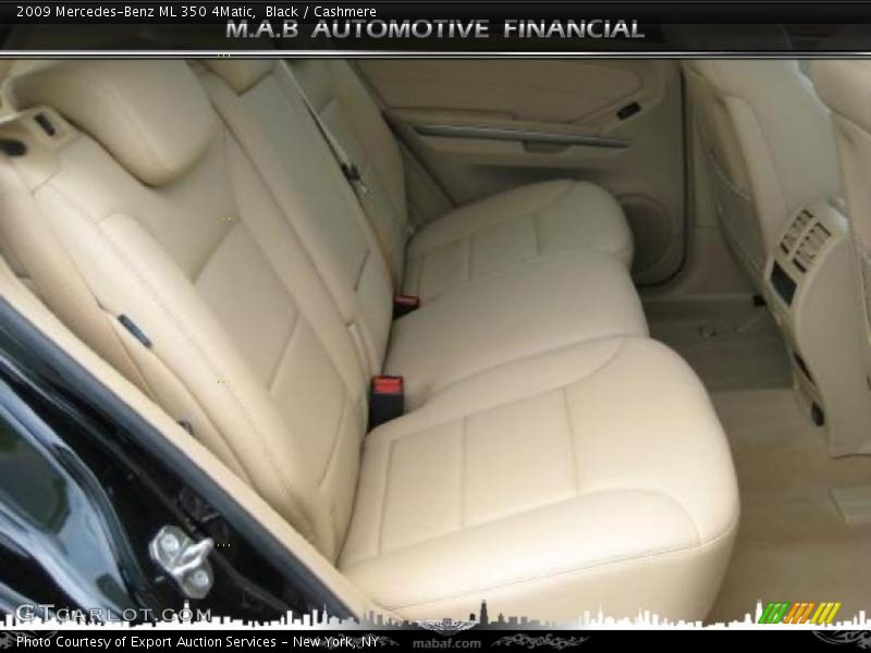 Black / Cashmere 2009 Mercedes-Benz ML 350 4Matic