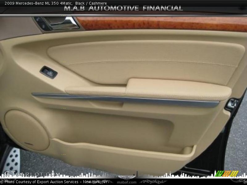 Black / Cashmere 2009 Mercedes-Benz ML 350 4Matic