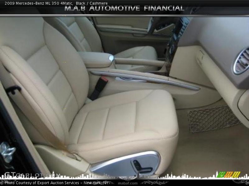 Black / Cashmere 2009 Mercedes-Benz ML 350 4Matic
