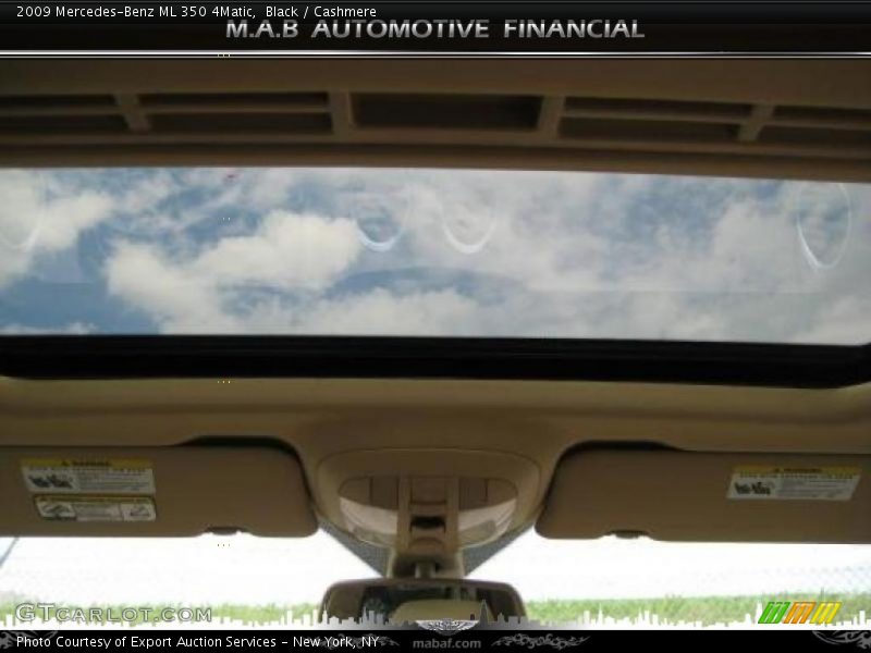 Black / Cashmere 2009 Mercedes-Benz ML 350 4Matic