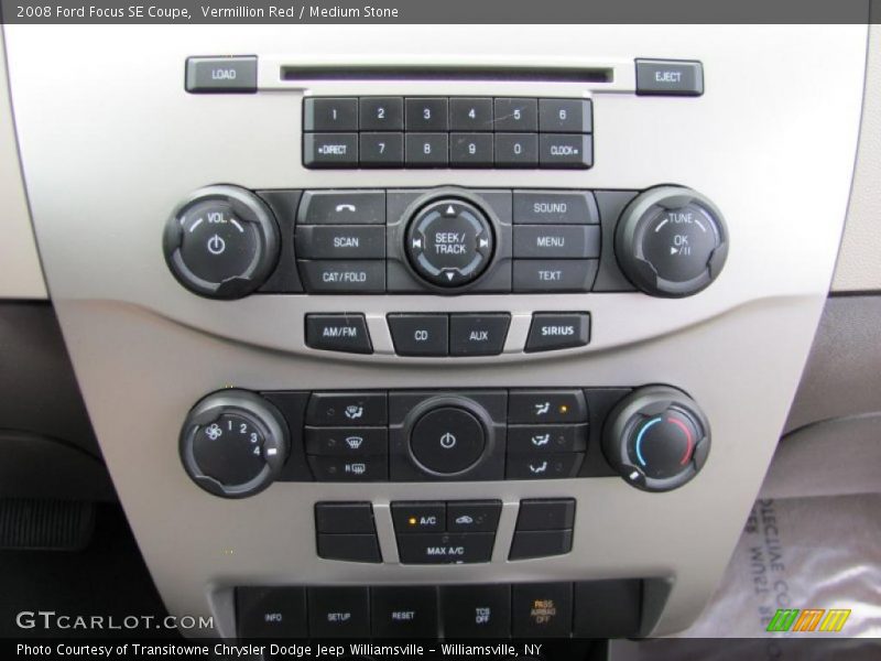 Vermillion Red / Medium Stone 2008 Ford Focus SE Coupe