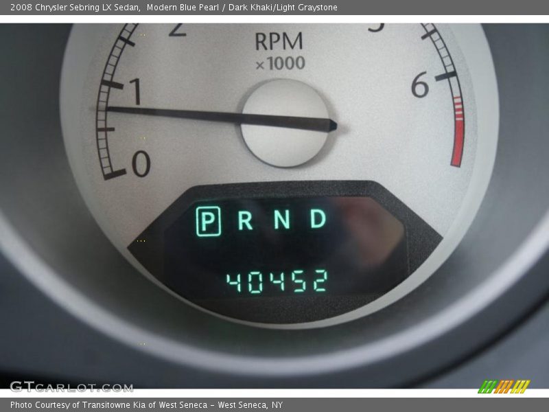 Modern Blue Pearl / Dark Khaki/Light Graystone 2008 Chrysler Sebring LX Sedan