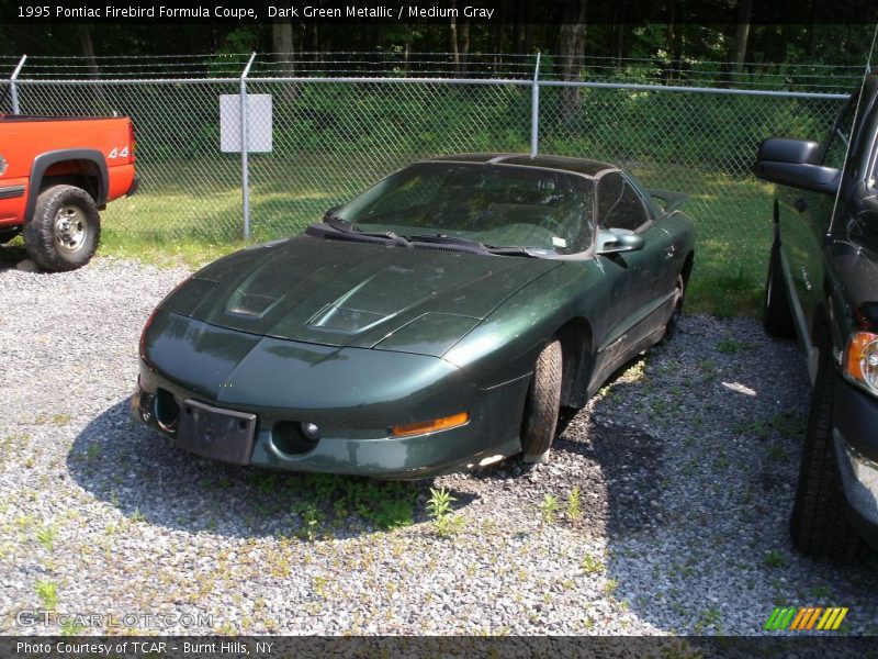 Dark Green Metallic / Medium Gray 1995 Pontiac Firebird Formula Coupe
