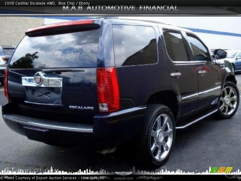 Blue Chip / Ebony 2008 Cadillac Escalade AWD