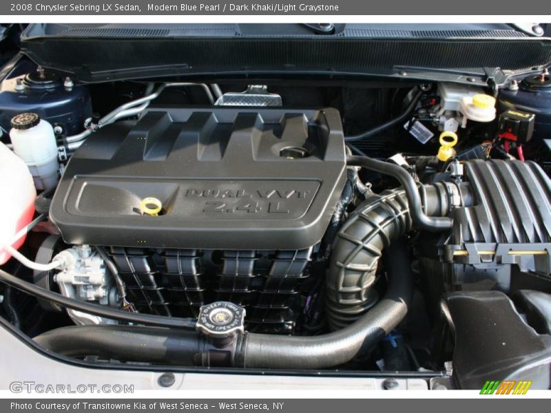 Modern Blue Pearl / Dark Khaki/Light Graystone 2008 Chrysler Sebring LX Sedan