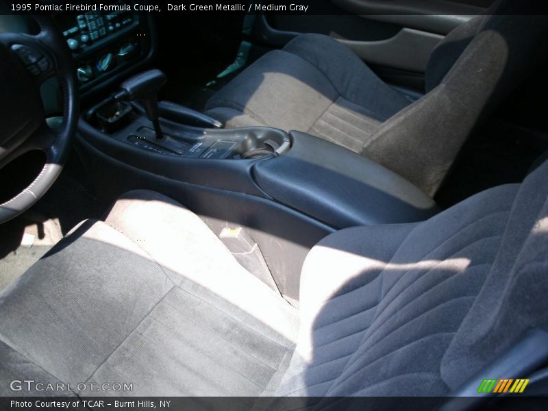 Dark Green Metallic / Medium Gray 1995 Pontiac Firebird Formula Coupe