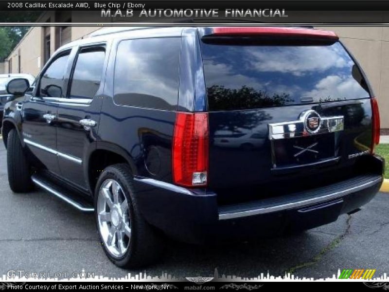 Blue Chip / Ebony 2008 Cadillac Escalade AWD