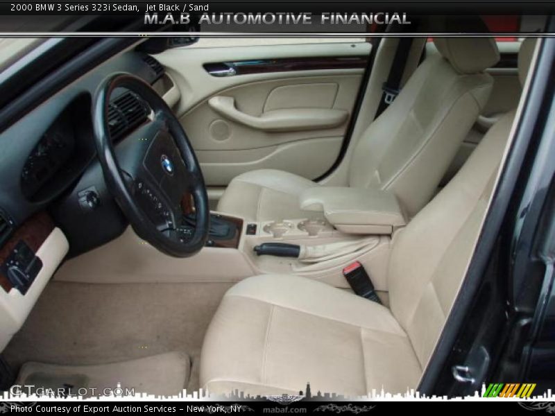 Jet Black / Sand 2000 BMW 3 Series 323i Sedan
