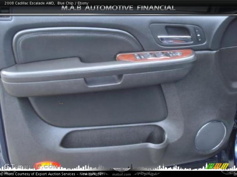 Blue Chip / Ebony 2008 Cadillac Escalade AWD