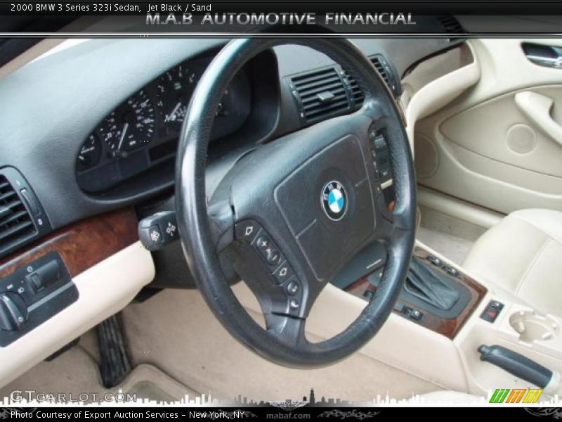 Jet Black / Sand 2000 BMW 3 Series 323i Sedan