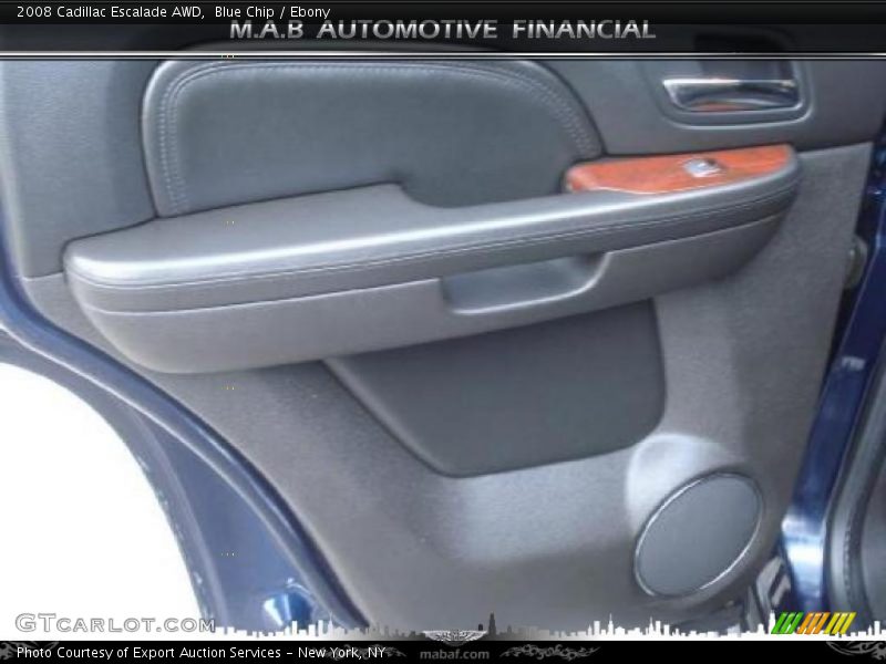 Blue Chip / Ebony 2008 Cadillac Escalade AWD