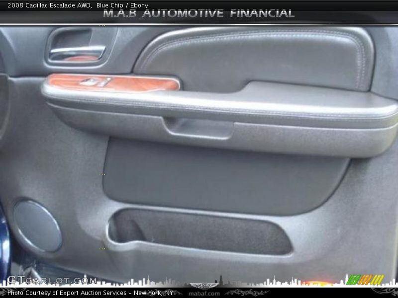 Blue Chip / Ebony 2008 Cadillac Escalade AWD