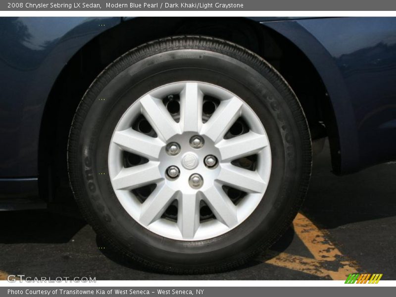 Modern Blue Pearl / Dark Khaki/Light Graystone 2008 Chrysler Sebring LX Sedan