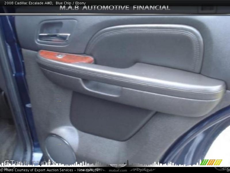 Blue Chip / Ebony 2008 Cadillac Escalade AWD
