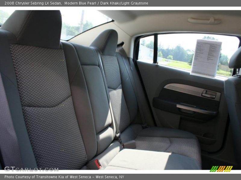 Modern Blue Pearl / Dark Khaki/Light Graystone 2008 Chrysler Sebring LX Sedan