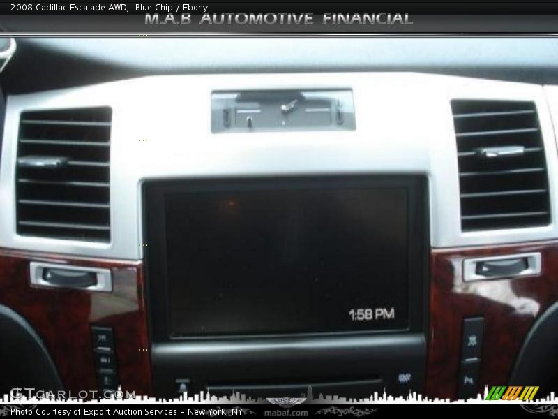 Blue Chip / Ebony 2008 Cadillac Escalade AWD