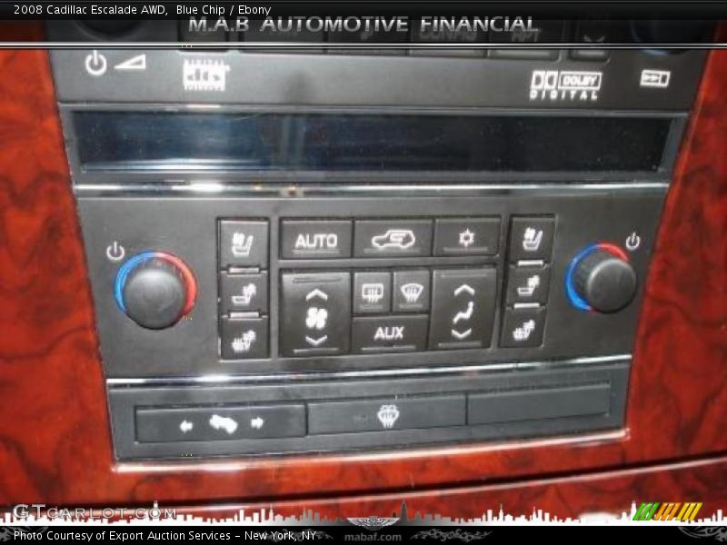 Blue Chip / Ebony 2008 Cadillac Escalade AWD