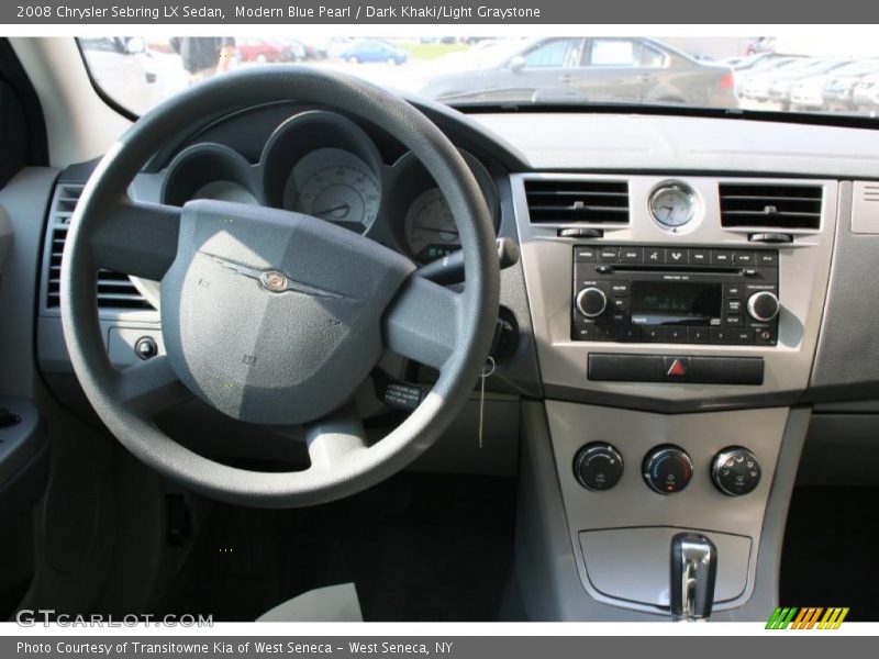 Modern Blue Pearl / Dark Khaki/Light Graystone 2008 Chrysler Sebring LX Sedan