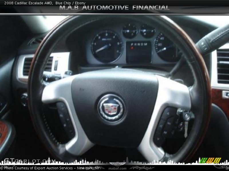 Blue Chip / Ebony 2008 Cadillac Escalade AWD