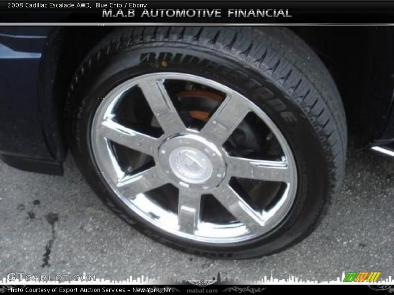 Blue Chip / Ebony 2008 Cadillac Escalade AWD