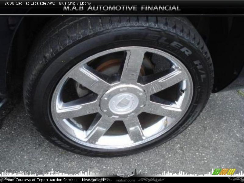 Blue Chip / Ebony 2008 Cadillac Escalade AWD