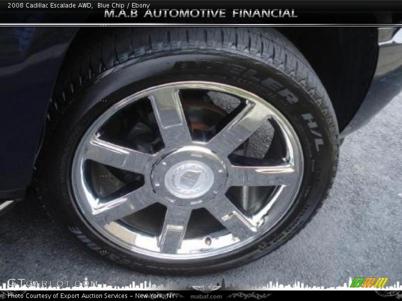 Blue Chip / Ebony 2008 Cadillac Escalade AWD