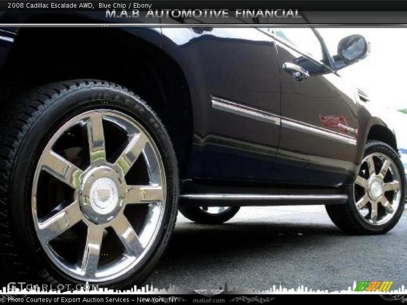 Blue Chip / Ebony 2008 Cadillac Escalade AWD