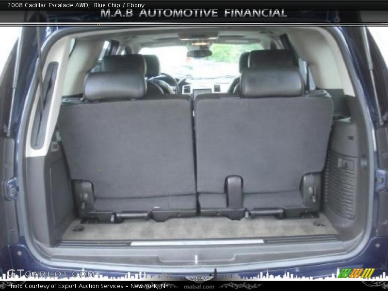 Blue Chip / Ebony 2008 Cadillac Escalade AWD