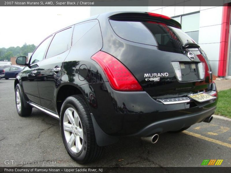 Super Black / Charcoal 2007 Nissan Murano SL AWD