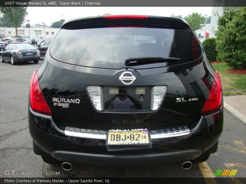 Super Black / Charcoal 2007 Nissan Murano SL AWD
