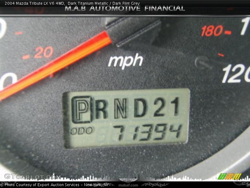 Dark Titanium Metallic / Dark Flint Grey 2004 Mazda Tribute LX V6 4WD