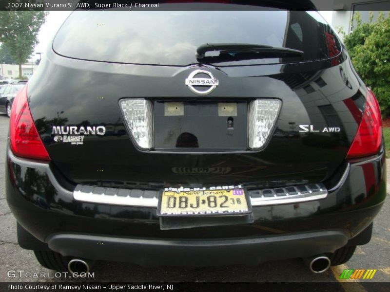 Super Black / Charcoal 2007 Nissan Murano SL AWD