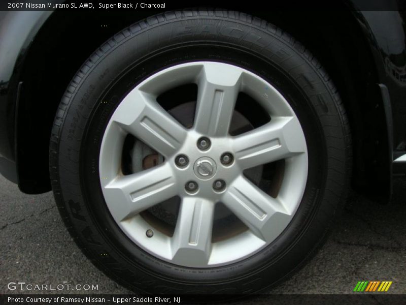 Super Black / Charcoal 2007 Nissan Murano SL AWD
