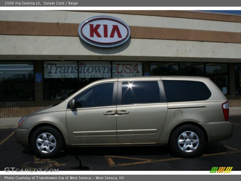 Sunset Gold / Beige 2006 Kia Sedona LX