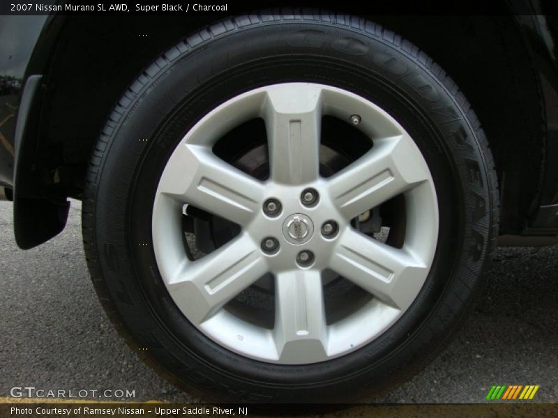 Super Black / Charcoal 2007 Nissan Murano SL AWD