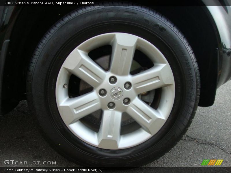 Super Black / Charcoal 2007 Nissan Murano SL AWD