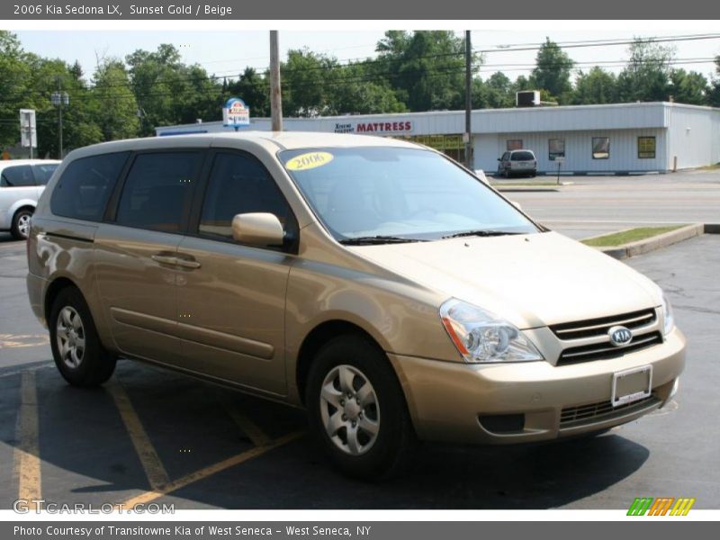 Sunset Gold / Beige 2006 Kia Sedona LX