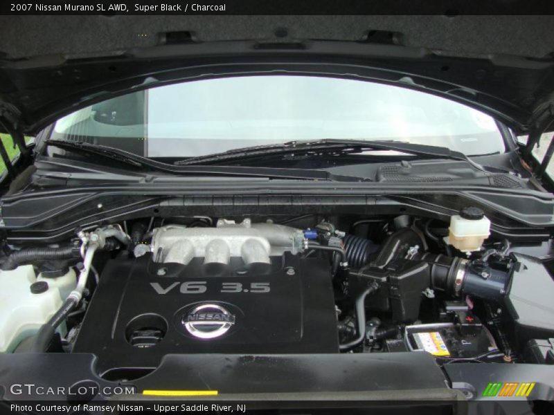 Super Black / Charcoal 2007 Nissan Murano SL AWD