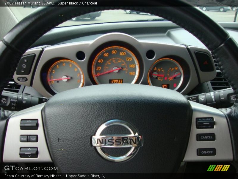Super Black / Charcoal 2007 Nissan Murano SL AWD