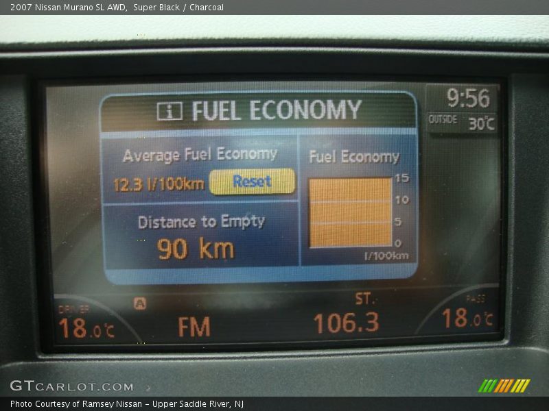 Super Black / Charcoal 2007 Nissan Murano SL AWD