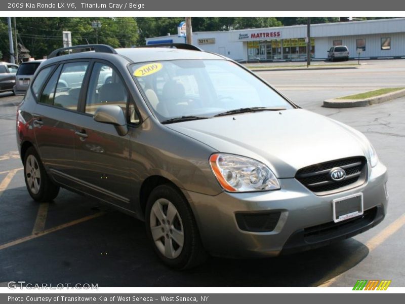 Titanium Gray / Beige 2009 Kia Rondo LX V6